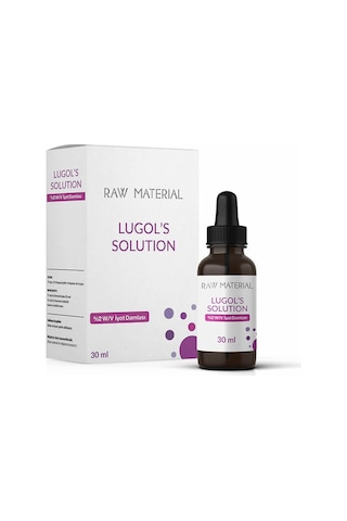 Raw Material Lugol's Solution İyot %2 Damla 30 ML