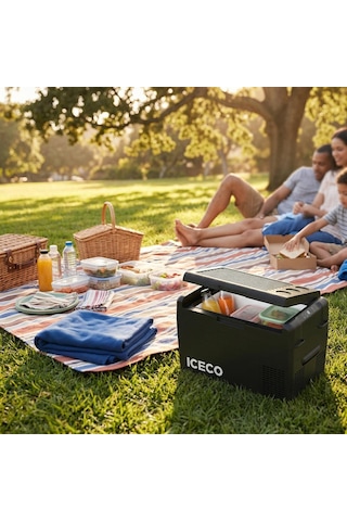 Iceco Mcd25b 12/24volt 25 Litre Kompresörlü Oto Buzdolabı/dondurucu + Buz Kaseti