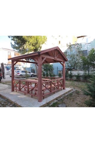 Şen Mobilya Pergola Gölgelik P072 Maun
