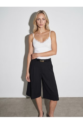 Dilvin 21191 Dantelli Top-beyaz