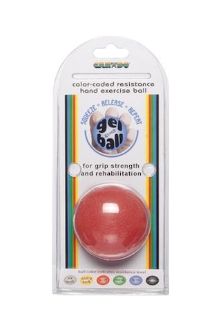 Cando 1492 Hafif Sıkma Egzersiz Topu Kırmızı