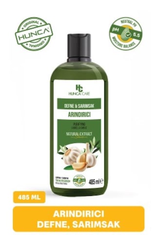 Defne Ve Sarımsaklı Şampuan, Saç Dökülmesine Karşı Yardımcı 485 Ml 5 Li Set Tüm Saç Tipleri