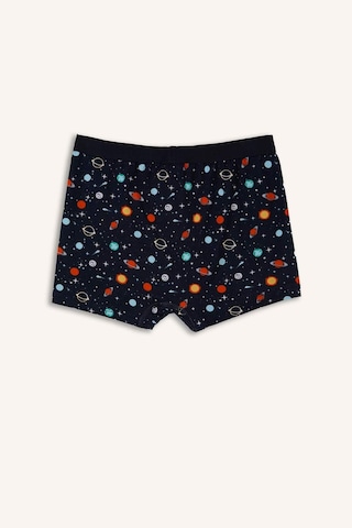 Defacto Desenli 3lü Boxer Set Erkek Çocuk E3367a826hsnv135 Lacivert-nv135