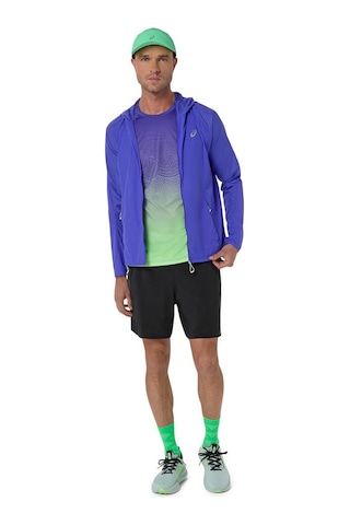 Asics Road Packable Erkek Lacivert Koşu Ceket 2011d084-403 Mavi
