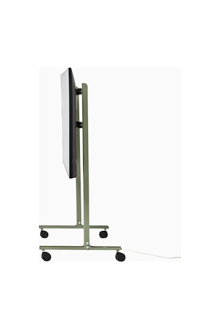 Fitueyes Straight Rollin Tv Standı 40 70", Tekerlekli & Mobil, Şık Siyah Tasarım Tv Ünitesi Yeşil