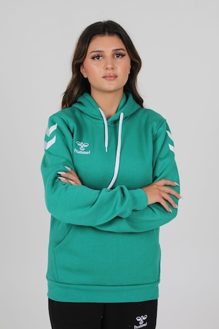 Hummel Armin Pamuklu Hoodie Yeşil