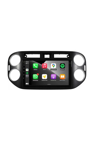 Volkswagen Tiguan - Araç Multimedya Ekran - 2gb 32gb - S - Black - 2007 - 2015 - 9 Inch - Cadence - Upg