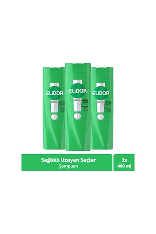 Elidor Uzayan Saçlar Bakım Şampuanı 3 x 400 ML