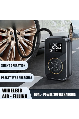 Dinosaurs Taşınabilir Lastik Şişirme Araba Lastik Şişirme Dijital Ekranlı Lastik Şişirme Pompası Elektrikli Şişirme Mini Bisiklet Hava Pompası