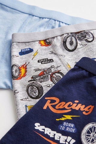 Öts Erkek Çocuk 3 Lü Pamuklu Boxer Baskılı Ergonomik Tasarım 7711-3 Renkli