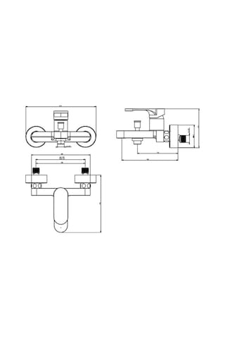 Bocchi Riva Banyo Bataryası - Krom 1029-1021 Krom