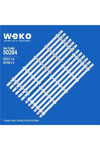 Wkset-5284 35167x6 35168x6 42 Drt Rev0.0 12 Adet Led Bar Tvnizi Açıp İçindeki Led Barla Birebir Aynısı Olduğunu Görmeden Almayınız. Sonrasında İade Almamaktayız. Beyaz