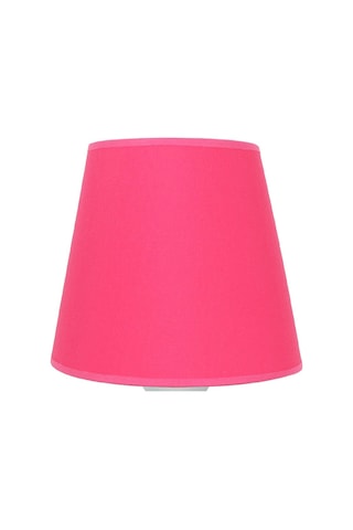 Şenay Aydınlatma Metal Ayak Modern Konik Kumaş Abajur-Koyu Pembe Diğer