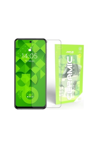 Xiaomi Redmi Note9 Pro / Note 9s Ekran Koruyucu Cek-129 Ceramic Clear Siyah