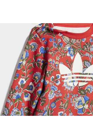 Adidas Jy3018 Crew Set Çocuk Eşofman Takımı Kırmızı