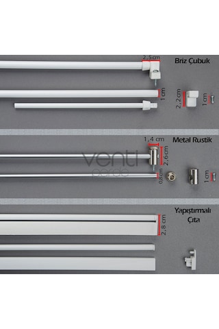 Balkon Kapı Perdesi - Cam Üstü Zebra Stor Perde (472843874)