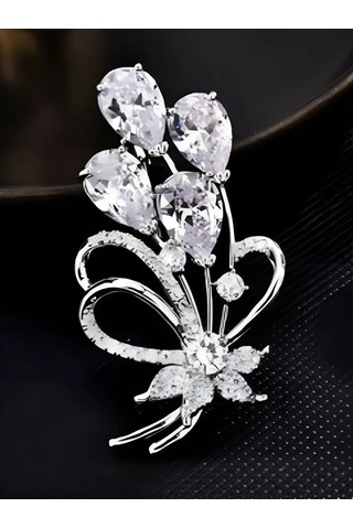 Beautiful Detail Broş Bijuteri 154435179 Beyaz