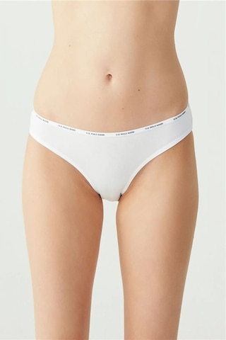 U.s. Polo Assn. Kadın 5'li Slip Siyah-beyaz-ten-beyaz-ten 001