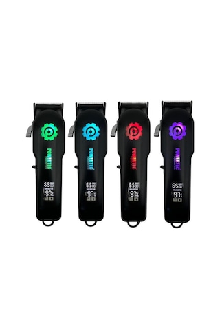 Powertec Tr-2900 Profesyonel Rgb'li Düz Ve Ara Makas Hediyeli 14 Taraklı Tıraş Makinesi