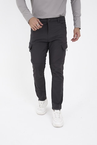 Camp Scoutland Camp593 Outdoor Softshell Su ve Rüzgara Dayanıklı içi Polarlı Kışlık Erkek Taktik Pantolon - Antrasit