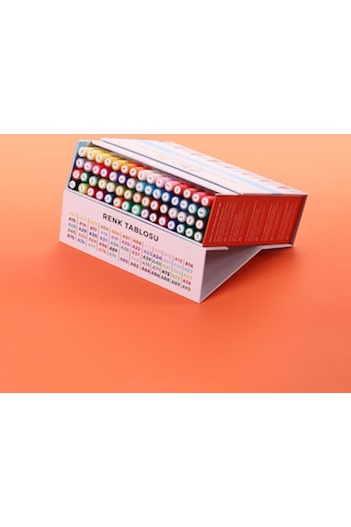 Platube Çift Taraflı Brush Pen 60’lı Marker Kalem Seti Bullet Jurnal Mandala Eskiz Boyama Seti