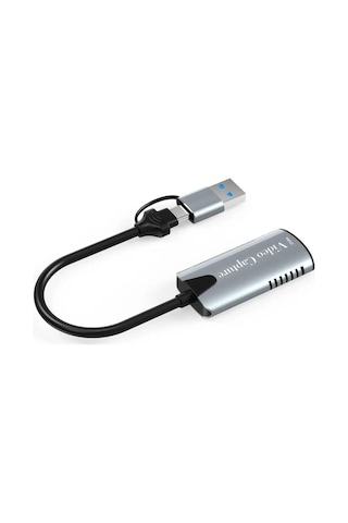 Type-c To Usb 2in1 Video Capture Yakalama Kartı Uçlu Hdmı To Type-c Pc Bilgisayar Video Adaptör Çevirici Hdmı Aktarma İçin Kullanılmaz