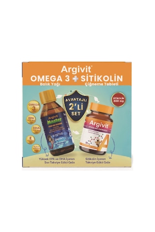 Argivit Master Fish Oil Ve Stikolin Avantajlı 2'li Set