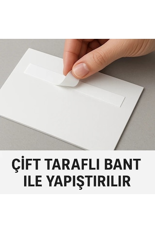 Havluluk Kare Yapışkanlı Siyah Havluluk Basit Montaj Siyah