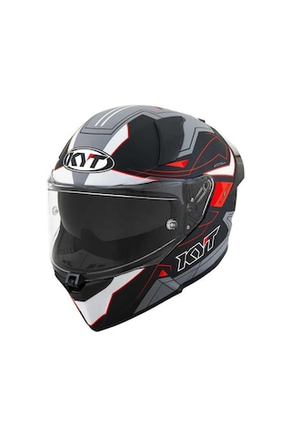 Kyt R2r Kask Led Matt Siyah Gri Siyah