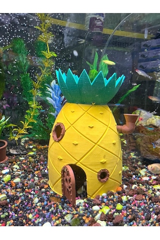 Ananas Ev Akvaryum Dekor Balık Saklanma Alanı
