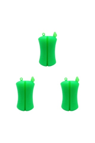 1/2/3/5 Taşınabilir Olta Kamışı Sabit Top Dayanıklı Açık Yeşil 6 X 3,8 Cm 3'lü Set