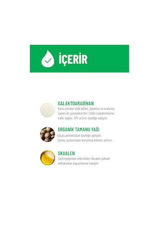 Siveno %100 Doğal Bebek Güneş Kremi Leke Karşıtı Nemlendirici Bitkisel Vegan UVA UVB SPF 50+ 50 ML