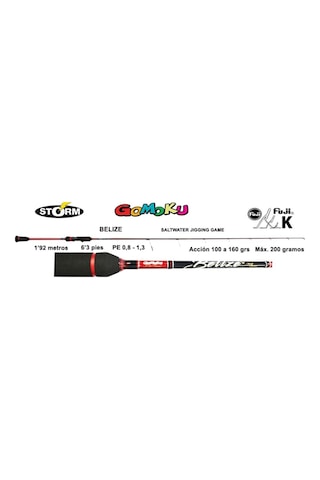 Storm Gomoku Belize 190cm 120gr Atarlı Tetiksiz Jig Olta Kamışı