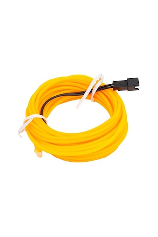 Neon Sari 5 Metre I P Aydinlatma 5 Volt Usb Adaptörlü Sarı