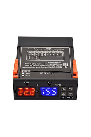 Monyee Stc-3028 Akıllı Sıcaklık Kontrol Cihazı - Isıtma/soğutma/nem Ayarlama, Doğrulama, Abs Kasa, Ac 110-220v