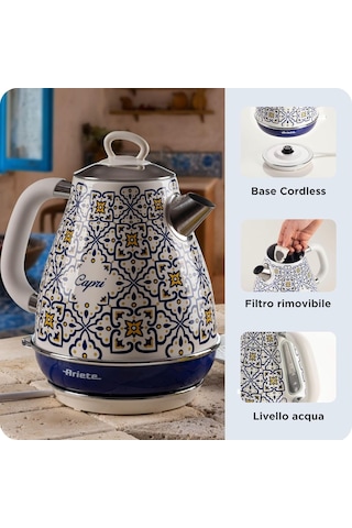 Ariete Capri Elektrikli Su Isıtıcı 1,7 Litre Kettle 2869/0c - Pas