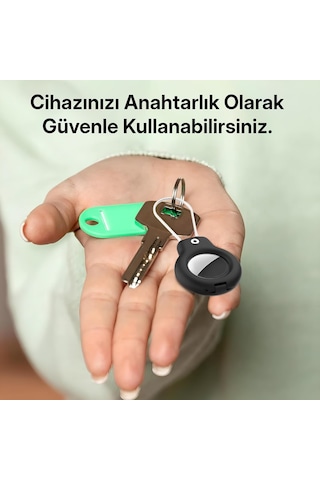 Airtag İle Uyumlu Superlock Serisi Kilitli Kılıf Ve Darbelere Karşı Ultra Güçlü Koruyucu Anahta Standart