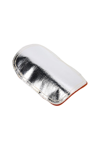 Vkemall Alüminyum Folyo Isı Yansıtıcı Eldiven Koruması - Ince Deri, Isı Yalıtımı, Sıcak Dayanıklı - Kaynak, Metal Döküm, Endüstriyel Çalışmalar İçin