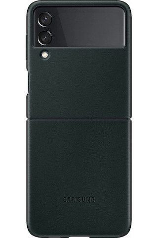 Samsung Uyumlu Galaxy Z Flip3 5G Deri Kilif Hakiki Deri Lether Cover Ef- 396479271