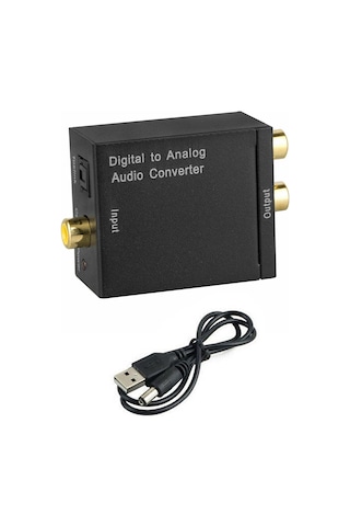 BST-2023P Dijital To Analog Optik Tos Ses Dönüştürücü Çevirici