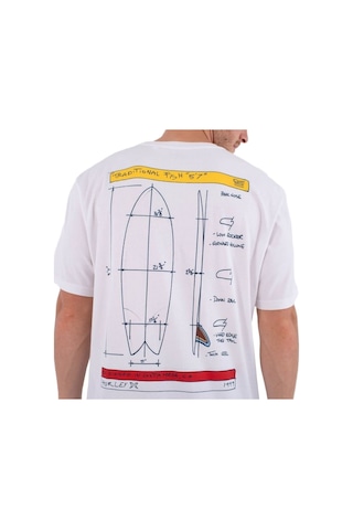 Hurley Hurley Kraft Sketch Erkek Beyaz Tişört 908