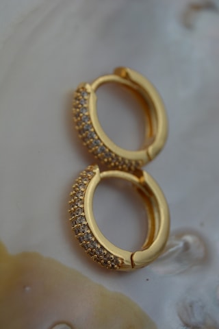 Stoneagejewellery Stoneage Zirkon Taşli Kilitli Küpe N11.88571 Çok Renkli