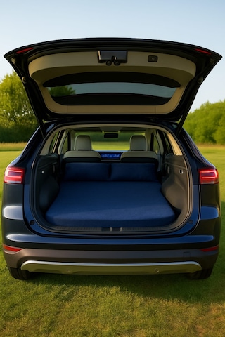 Togg T10x Uyumlu Kamp Yatağı - Şişirme Gerektirmez - Çantalı + 2 Yastık Lacivert