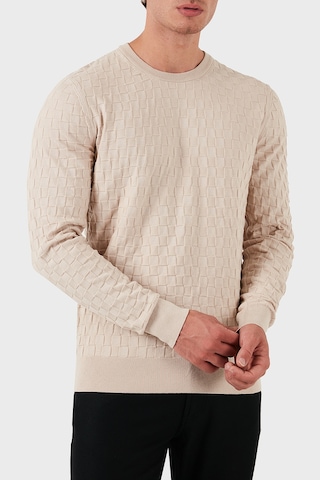 Calvin Klein Erkek Kazak K10k113747 Ace Ekru Ekru