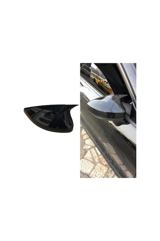 Audi A3 2014/2020 Piano Black Ithal Batman Yarasa Ayna Kapağı 561