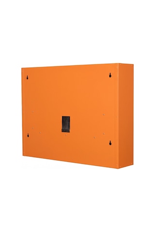 Alfafonet Ziglat 500 Serisi Duvar Tipi Laptop Dolabı 700x150x500 Mm Turuncu 70 Kg Taşıma Kapasiteli Kilitli Metal Dolap
