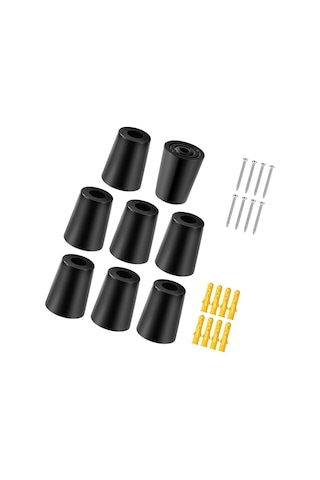 Homyl 8 Parça Dikey Kayak Askısı Snowboard Düzenleyici Siyah