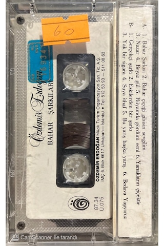 Plak Değildir Kaset Tir Özdemir Erdoğan Bahar Şarkıları Kaset