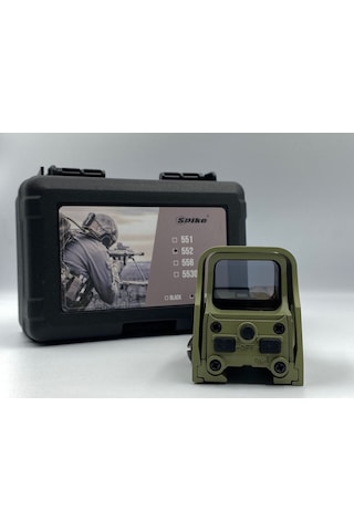 Hd-552 Kırmızı-yeşil Işıklı Red-dot Siyah