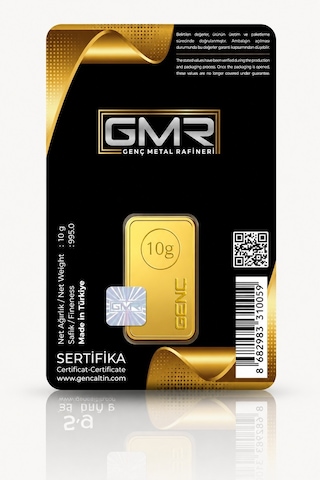 10 Gram Külçe Altın 24 Ayar
